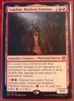 Magic: The Gathering Cards | Solphim, Mayhem Dominus #150 - NM - Image 1