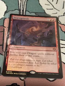 MTG Foil Dracogenesis NM - Image 1