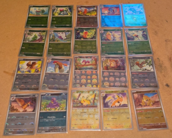 Japanese 151 sv2a Pokeball Reverse Holo 20 Card Bundle - 001 to 027 - No repeats - Image 1
