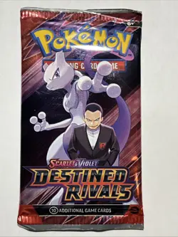 Pokemon Destined Rivals Booster Pack - 10 Cards / Pack - SEALED - Image 1