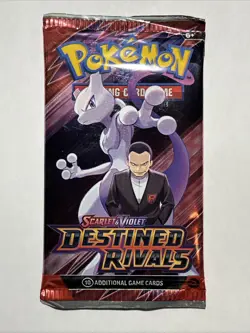 Pokemon Destined Rivals Booster Pack - 10 Cards / Pack - SEALED - Image 2