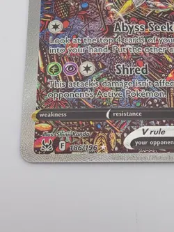 Giratina V Alt Art #186/196 Lost Origin Holo Pokemon Card TCG Pack Fresh NM+ - Image 2