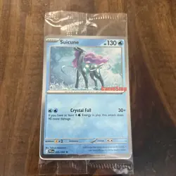 Suicune GameStop Stamped Promo Card 026/094 (New & Factory Sealed) - Image 1