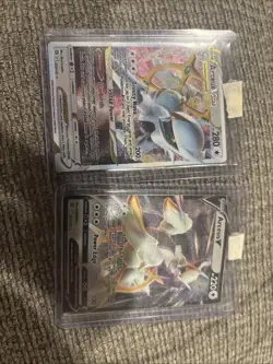 Pokemon TCG Arceus VSTAR And V Metal Ultra-Premium Collection 123/172 Both Cards - Image 1