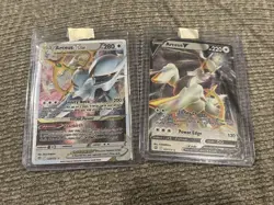 Pokemon TCG Arceus VSTAR And V Metal Ultra-Premium Collection 123/172 Both Cards - Image 3
