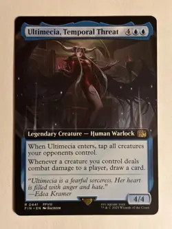 Utimecia, Temporal Threat - (Extended Art) - FINAL FANTASY - NM MTG - Image 1