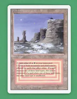 Magic The Gathering MTG Plateau (Revised) (B) - Image 1