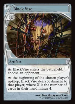 Black Vise (Future Sight) - Mystery Booster 2 - U - #139 - NM - Image 1