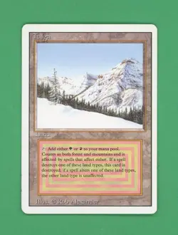 Magic The Gathering MTG Taiga (Revised) - Image 1