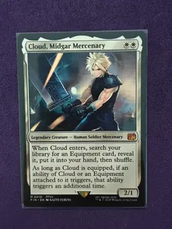 Cloud, Midgar Mercenary MTG Final Fantasy FIN - Image 1