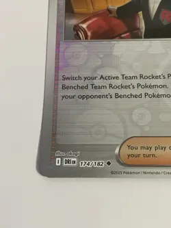 Team Rocket's Giovanni - 174/182 - Pokemon Regional Championship Promo - Image 5