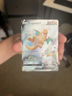 Dragonite V 192/203 Alternate Full Art - Evolving Skies Mint Holo Pokemon TCG - Image 1