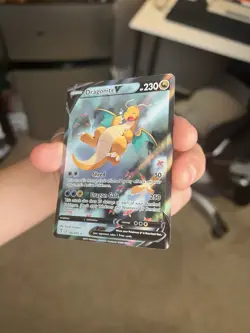 Dragonite V 192/203 Alternate Full Art - Evolving Skies Mint Holo Pokemon TCG - Image 3