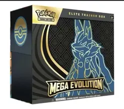 POKEMON TCG Mega Evolution Elite Trainer Box ETB Lucario Sealed - Image 1