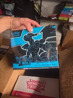 Pokemon Center (1)Black Bolt and(1) White Flare ETB Pokemon TCG - Factory Sealed - Image 2