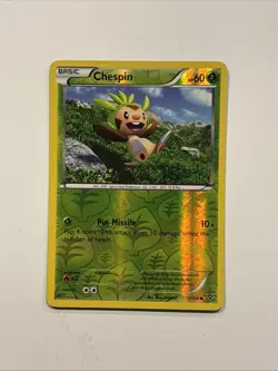 Chespin Reverse Holo 12/146 XY Base NM Fast Secure Ship Pokemon - Image 1