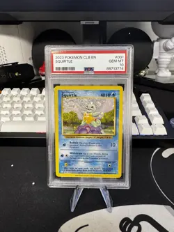2023 Pokemon Tcg (Classic Blastoise deck)- Squirtle #001 PSA 10 - Image 1