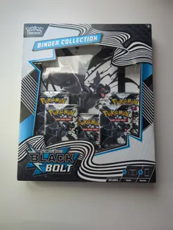 Pokemon TCG Scarlet & Violet Black Bolt Binder Collection NEW Sealed - Image 1