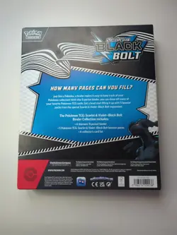 Pokemon TCG Scarlet & Violet Black Bolt Binder Collection NEW Sealed - Image 2
