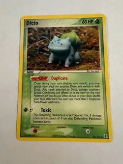 Pokemon TCG - 2004 Ditto (Bulbasaur) 36/113 Delta Species Regular (NM) - Image 1