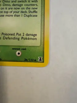 Pokemon TCG - 2004 Ditto (Bulbasaur) 36/113 Delta Species Regular (NM) - Image 2