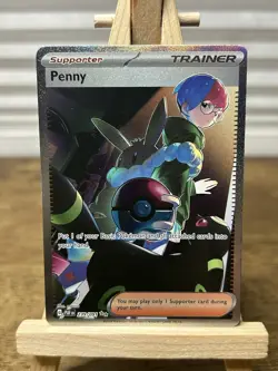 Penny 239/091 Pokemon Paldean Fates Special Illustration Rare Full Art NM - Image 1