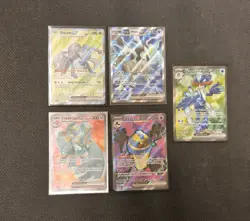 Lotto 41 Carte Pokemon Ex Full Art e V Nm Pack Fresh - Image 5