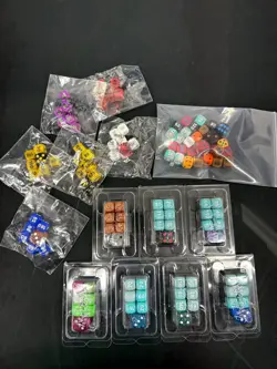 Lot of Official Pokemon TCG Dice And Damage Counters See Photos - Image 1