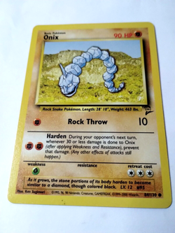Pokemon TCG Onix Base Set 2 84/130 Regular Unlimited Common - Uncirculated - Image 2