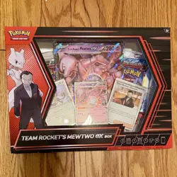Pokemon TCG - Team Rocket’s Mewtwo EX Box - Destined Rivals & Journey Together - Image 1