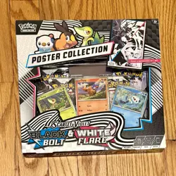 Pokemon TCG Black Bolt & White Flare Poster Collection - Factory Sealed - Image 1