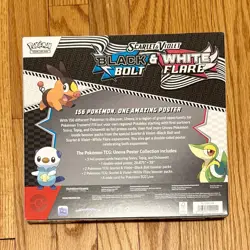 Pokemon TCG Black Bolt & White Flare Poster Collection - Factory Sealed - Image 2