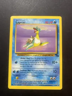 Lapras 25/62 Fossil Regular Non Holo Unlimited Pokemon WOTC LP/MP - Image 1