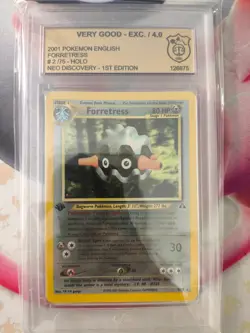 Pokemon Forretress Holo 2 First Edition 1. GSG 4 Neo Discovery Englisch - Image 1
