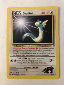 Erika’s Dratini 42/132 - Pokemon TCG - Gym Heroes - Image 1