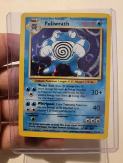 Poliwrath Holo Rare Pokemon TCG 1999 Wotc Game Freak Nintendo Vintage Euc - Image 1