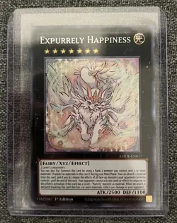 Yugioh Expurrely Happines AMDE-EN017 Collector's Rare 1st Edition Near Mint - Image 1