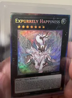 Yugioh Expurrely Happines AMDE-EN017 Collector's Rare 1st Edition Near Mint - Image 3
