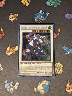 YuGiOh - Crystal Wing Synchro Dragon RA02-EN029 25th Anniversary Rarity - NM - Image 1