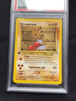 Pokemon Cards: 1st Edition Neo Destiny Common: Hitmonchan 69/105: PSA 9 - Image 2
