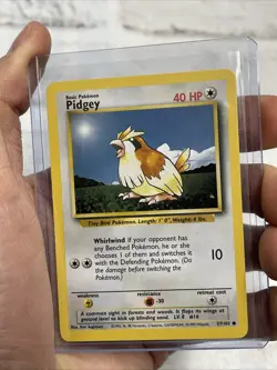 Pokemon Card Pidgey 57/102 Base Set Vintage Vtg NM/MT Never Played Nintendo TCG - Image 1