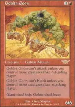 Goblin Goon ~ Heavily Played Legions MTG Magic UltimateMTG Red Card - Image 1