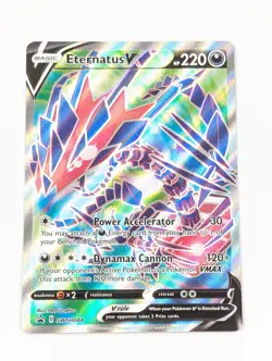 Eternatus V SWSH044 Full Art Sword & Shield Promo Pokemon Card LP - Image 1