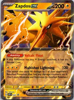 Zapdos ex - 049 - SV: Scarlet & Violet Promo Cards Holo - Image 1
