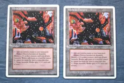 Mishra's Factory x 2 - Fourth 4th Edition - Magic The Gathering - MTG Card - - Image 1