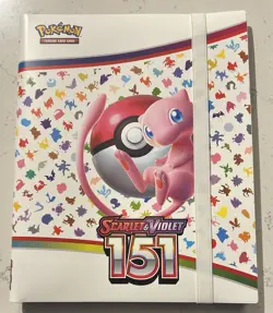 Pokemon Scarlet & Violet 151 - Mew Binder Collection - Binder Only NO CARDS - Image 1
