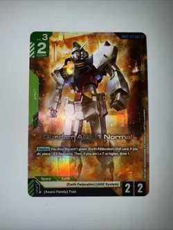 Gundam Card Game - GD02-021 LR Gundam AGE-1 Normal TCG CCG English - Image 1