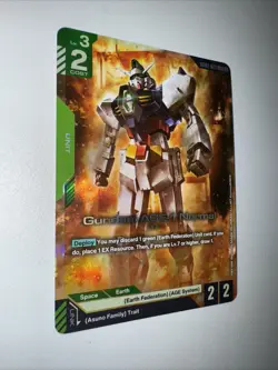 Gundam Card Game - GD02-021 LR Gundam AGE-1 Normal TCG CCG English - Image 2