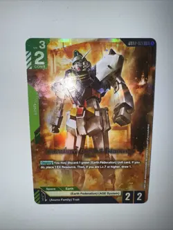 Gundam Card Game - GD02-021 LR Gundam AGE-1 Normal TCG CCG English - Image 5
