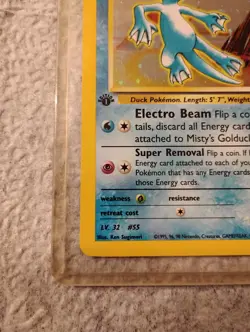 Lot Of Pokemon Holo Base Set Cards, One First Edition - Image 5